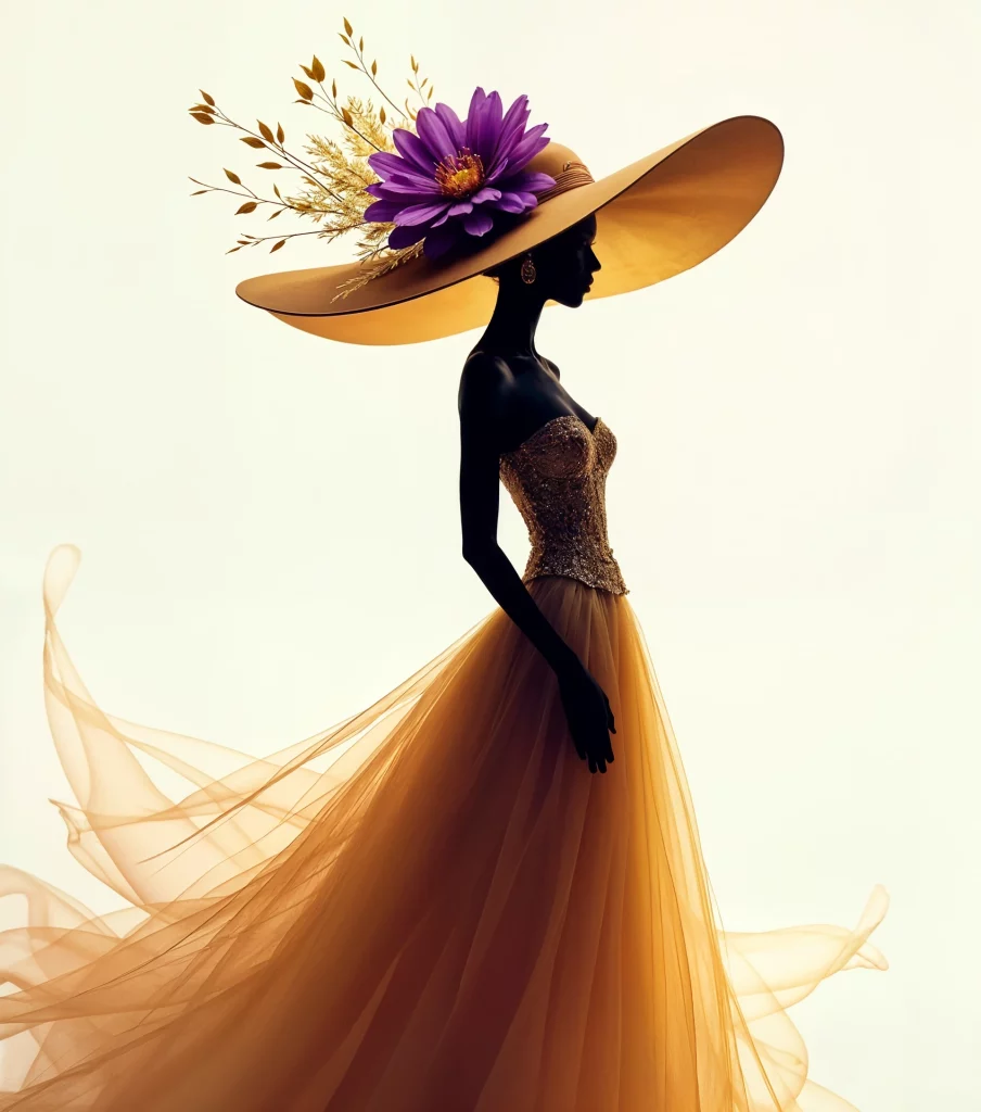 Black woman in hat